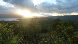 Utsikt over innsjøen.